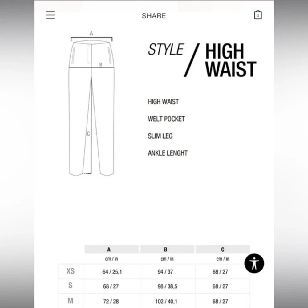 Zara Cream High-Waist Skinny Pants - Picture 15 of 16